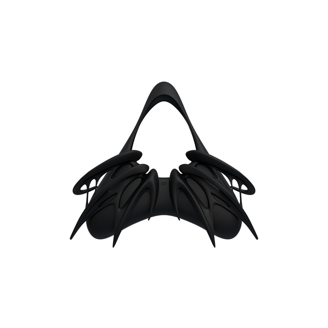 Claw HandBag ( Matte Black )