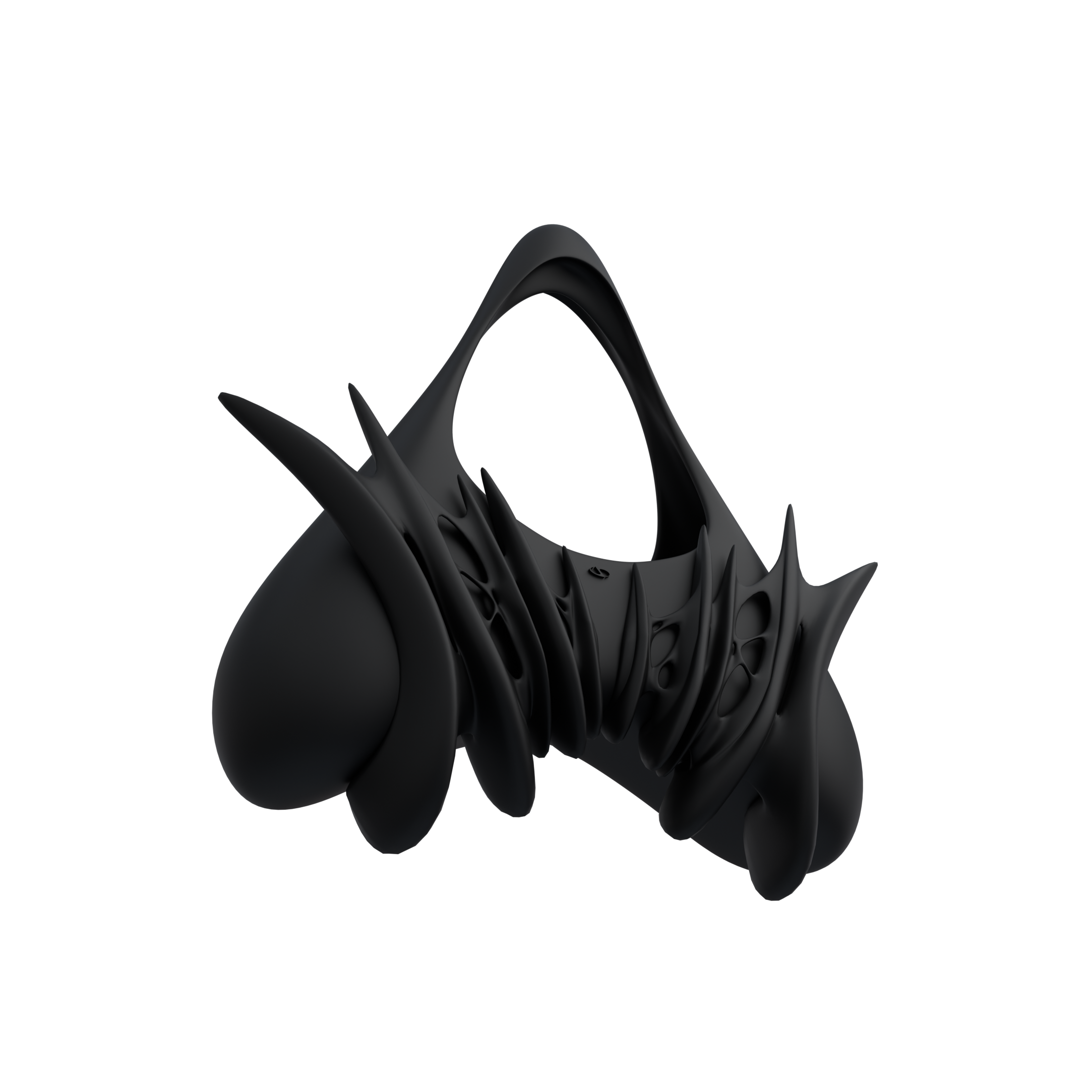 Venom HandBag ( Matte Black )